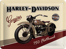 Harley Davidson Plechová cedule – Harley-Davidson Flathead