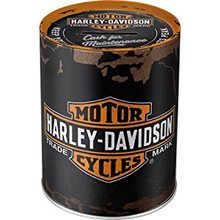 Harley Davidson Plechová kasička - Harley Davidson logo
