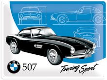 Nostalgic Art Plechová cedule – BMW 507 Touring Sport