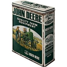 Nostalgic Art Plechová dóza-John Deere-Quality Farm Equipment