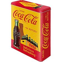 Nostalgic Art Plechová dóza-Coca Cola-Delicious Refreshing