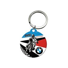 Nostalgic Art Retro klíčenka kulatá-BMW-Motorbike