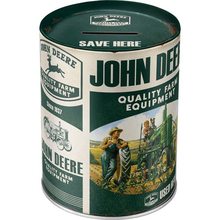 Nostalgic Art Plechová kasička-John Deere-Quality Farm Equipment