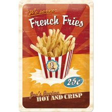 Nostalgic Art Plechová cedule-French Fries