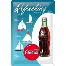 Nostalgic Art Plechová cedule-Refreshing Coca Cola