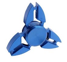 Kovový Fidget Spinner Shuriken modrý