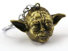 Star Wars Přívěsek na klíče 3D Star Wars Yoda Hlava