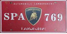 Retro Plechové cedule Lamborghini 769