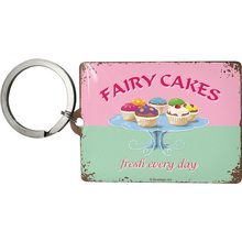 Nostalgic Art Retro klíčenka – Fairy Cakes - Fresh every Day
