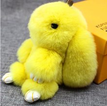 Přívěsek na kabelku - klíčenka králík žlutý