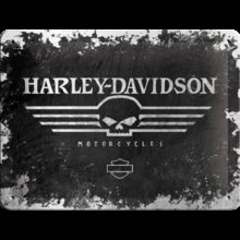 Nostalgic Art Plechová cedule - Harley - Davidson Skull
