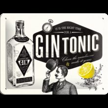 Nostalgic Art Plechová cedule - Gin Tonic