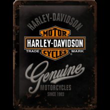 Nostalgic Art Plechová cedule - Harley Davidson Genuine Logo