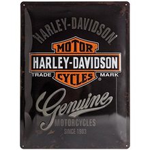 Nostalgic Art Plechová cedule - Harley - Davidson Genuine