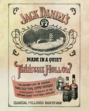 Retro Plechová cedule Jack Daniels Made in a Quiet