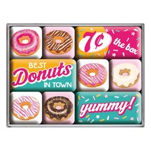 Nostalgic Art Sada magnetů Best Donuts in Town