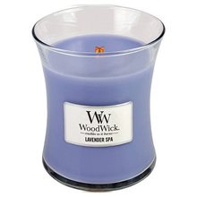 WoodWick střední svíčka Lavender Spa