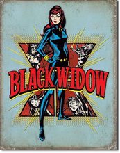 Nostalgic Art Plechová cedule - Black Widow (Retro)