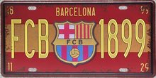 Premier League Plechová cedule FC Barcelona 1899
