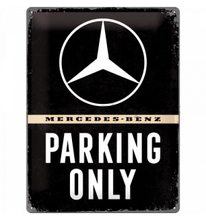 Nostalgic Art Plechová cedule - Mercedes-Benz Parking Only