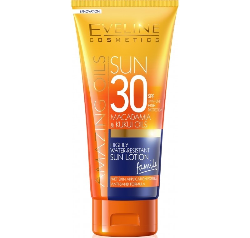 EVELINE Eveline Amazing Oils Sun Highly WaterResistant Sun Lotion SPF 30 200ml Highlife.cz