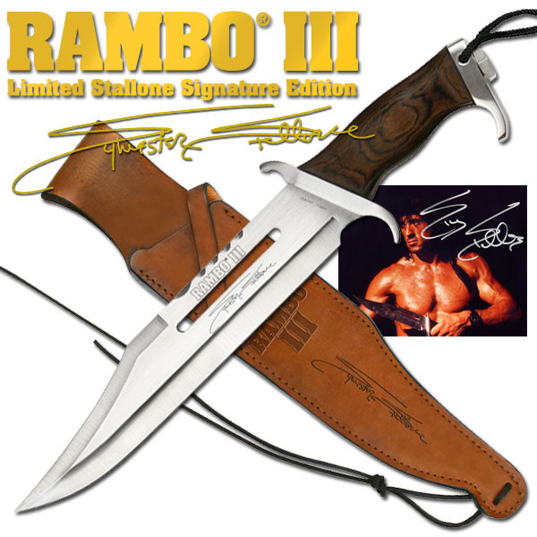 Rambo Nůž z filmu Rambo III Signature Stalone RB3SS