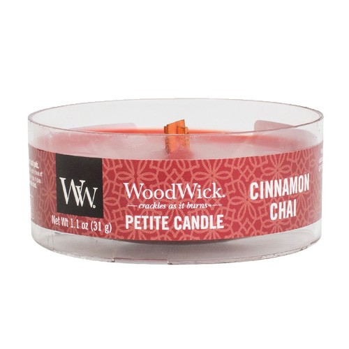 WoodWick Drobná svíčka Skořice a vanilka, 31 g