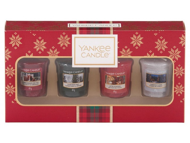 Yankee candle DS votiv 4ks Vánoční dárková sada 2019