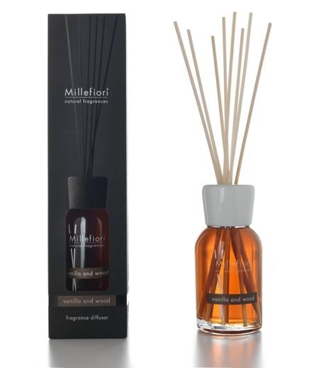 Millefiori Milano Natural Difuzér 250ml/Vanilla & Wood
