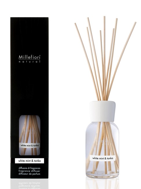 Millefiori Milano Natural Difuzér 250ml/White Mint & Tonka