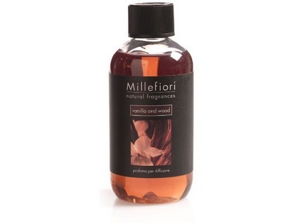 Millefiori Milano Natural Náplň pro difuzér 250ml/Vanilla & Wood