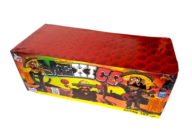 Pyrotechnika Kompaktní ohňostroj 109ran / 20-30mm Mexico