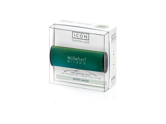 Millefiori Icon Vůně do auta Classic White Musk zelená
