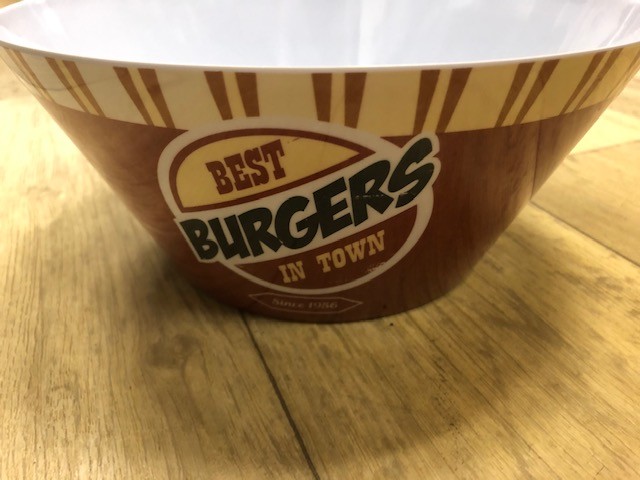 Nostalgic Art Plastová miska Best Burgers