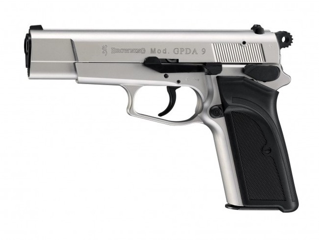Umarex Plynová pistole Browning GPDA9 nikl cal.9mm