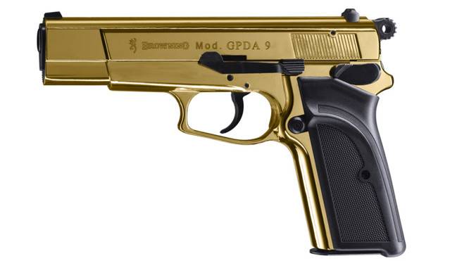 Umarex Plynová pistole Browning GPDA9 GOLD zlatá cal.9mm