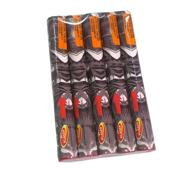 Pyrotechnika Fotbalová pochodeň bílá + bílý dým 20mm 5ks