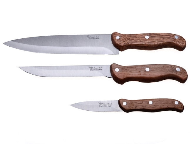 Smart Cook Sada dřevěných kuchyňských nožů Smart Cook 3 ks