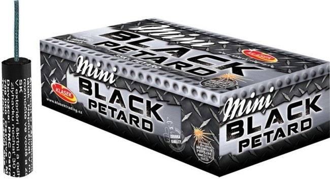 Pyrotechnika Petardy Mini Black Petard 40ks