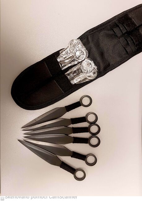 Highlife Sada vrhacích nožů s opletem, 12 ks