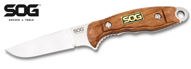 SOG Nůž SOG Huntspoint - Boning S30V s dřevěnou rukojetí