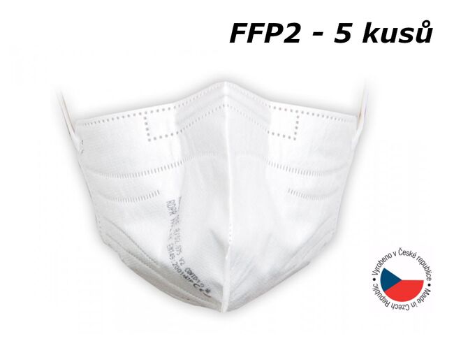 Royax Ochranný respirátor (ČR) FFP2, vel. M, balení 5 ks