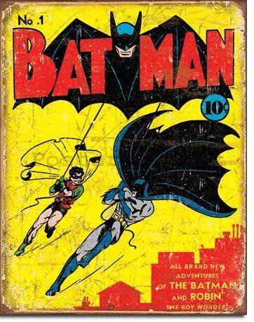Nostalgic Art Plechová cedule - Comics Batman and Robin