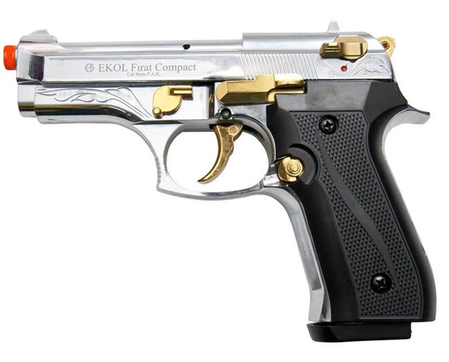 Voltran Plynová pistole EKOL Firat Compact s rytinou, cal.9mm