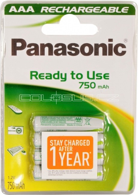 Umarex Baterie Panasonic AAA-P03i Ni-Mh 750mAh 1,2V 1ks Dobíjecí