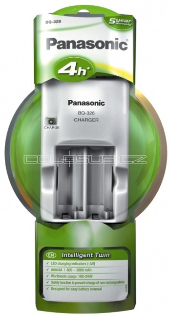 Nabíječka Panasonic BQ-326 + 2xAAA P03 800mAh