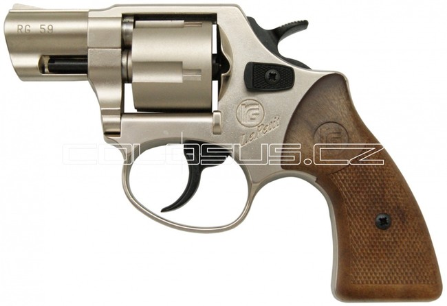  RÖHM Plynový revolver Rohm RG59 nikl cal.9mm