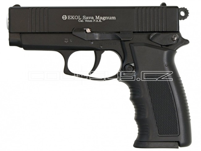 Voltran Plynová pistole Ekol Sava Magnum černá cal.9mm