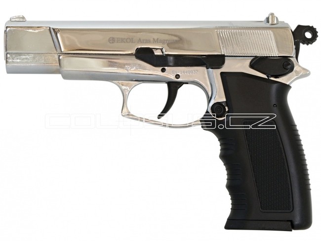 Voltran Plynová pistole Ekol Aras Magnum chrom cal.9mm