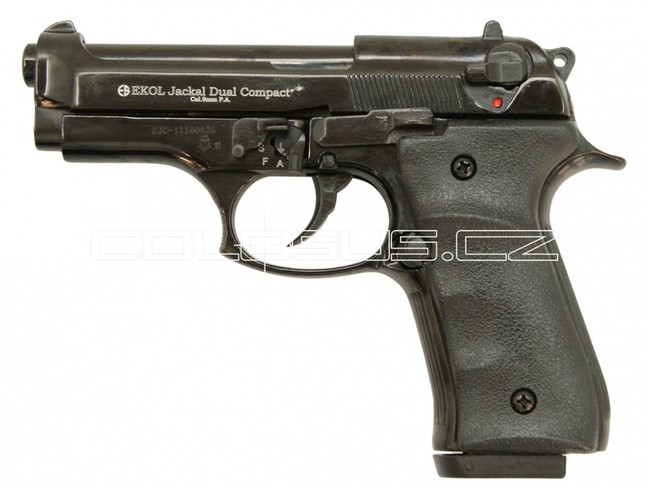 Voltran Plynová pistole Ekol Jackal Dual Compact černá cal.9mm